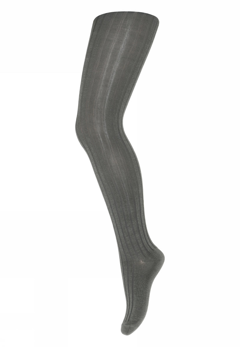 Wool rib tights