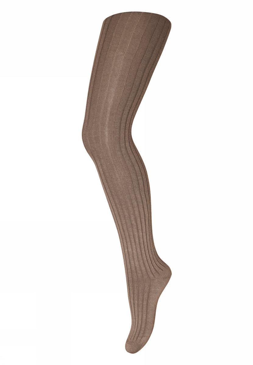 Wool rib tights