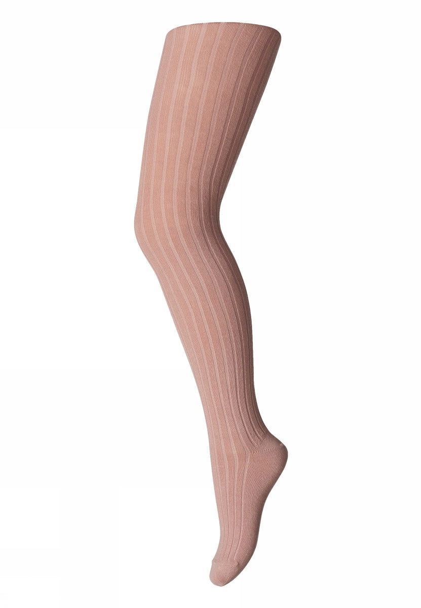 Cotton rib tights