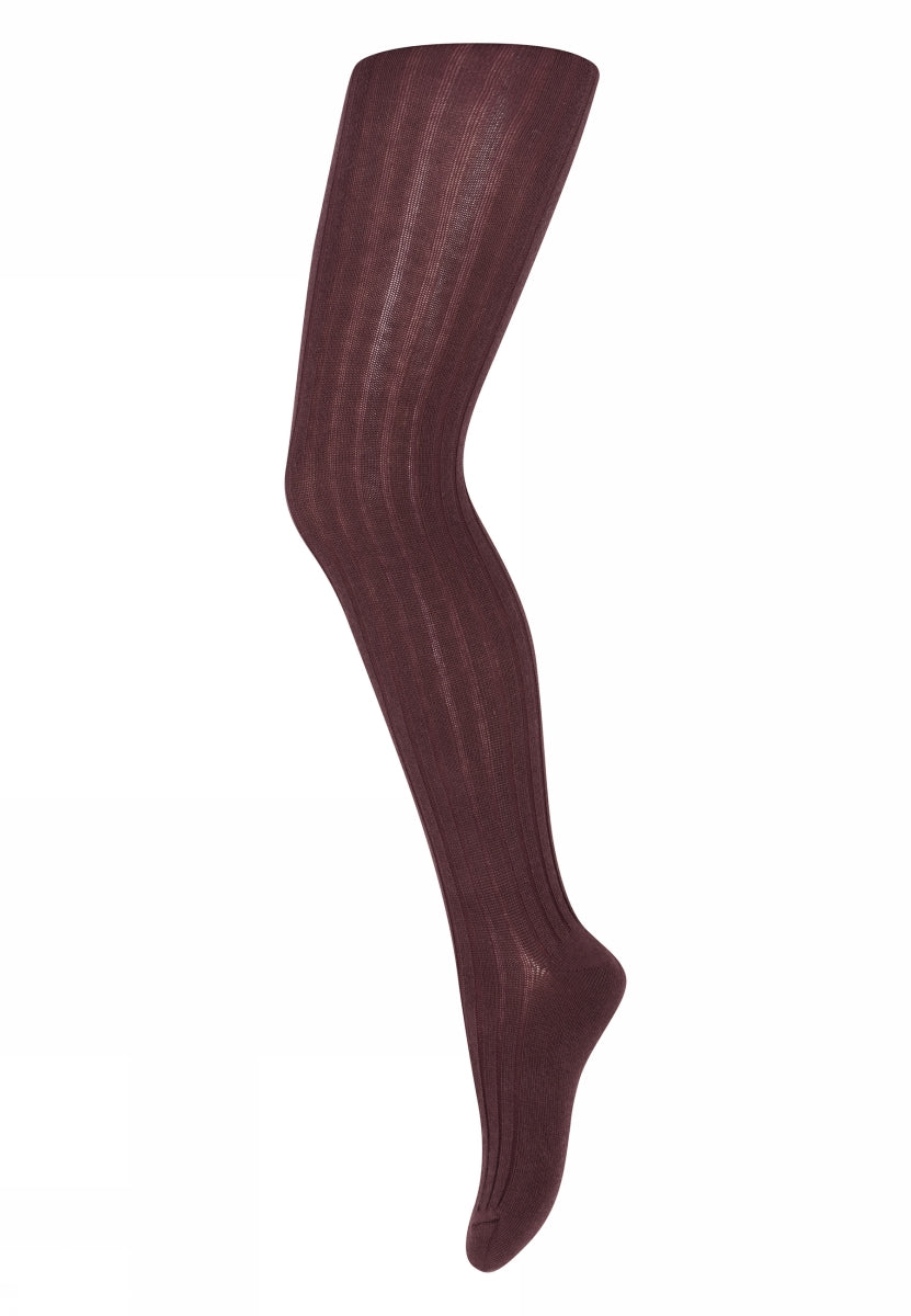 Cotton rib tights