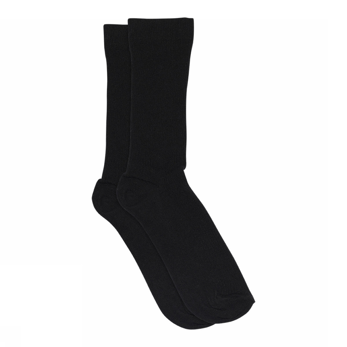 Fine cotton rib socks