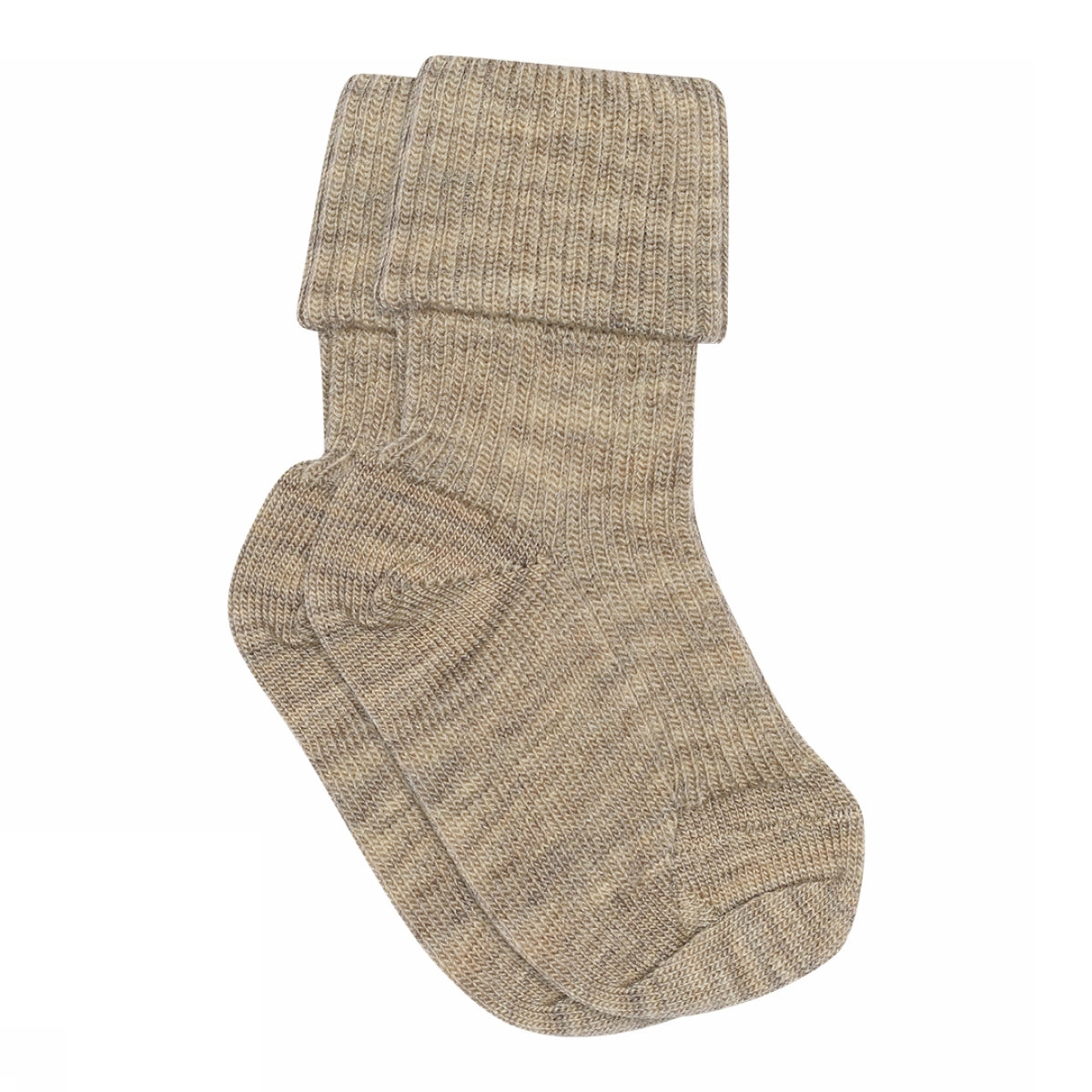 Wool rib baby socks