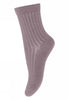 Wool rib socks