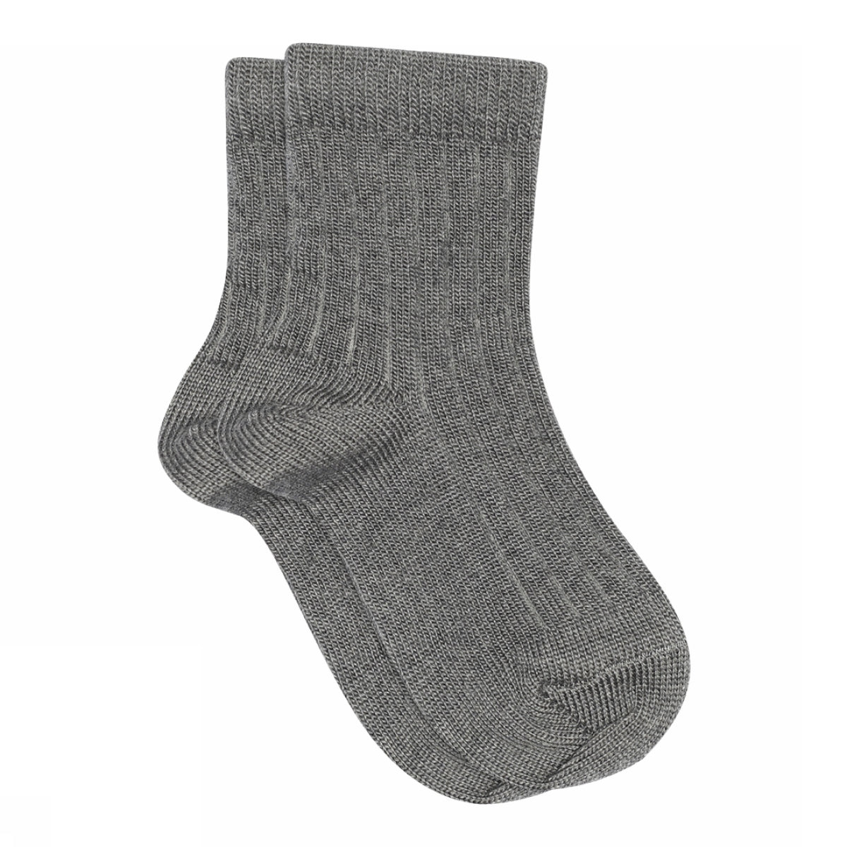 Wool rib socks