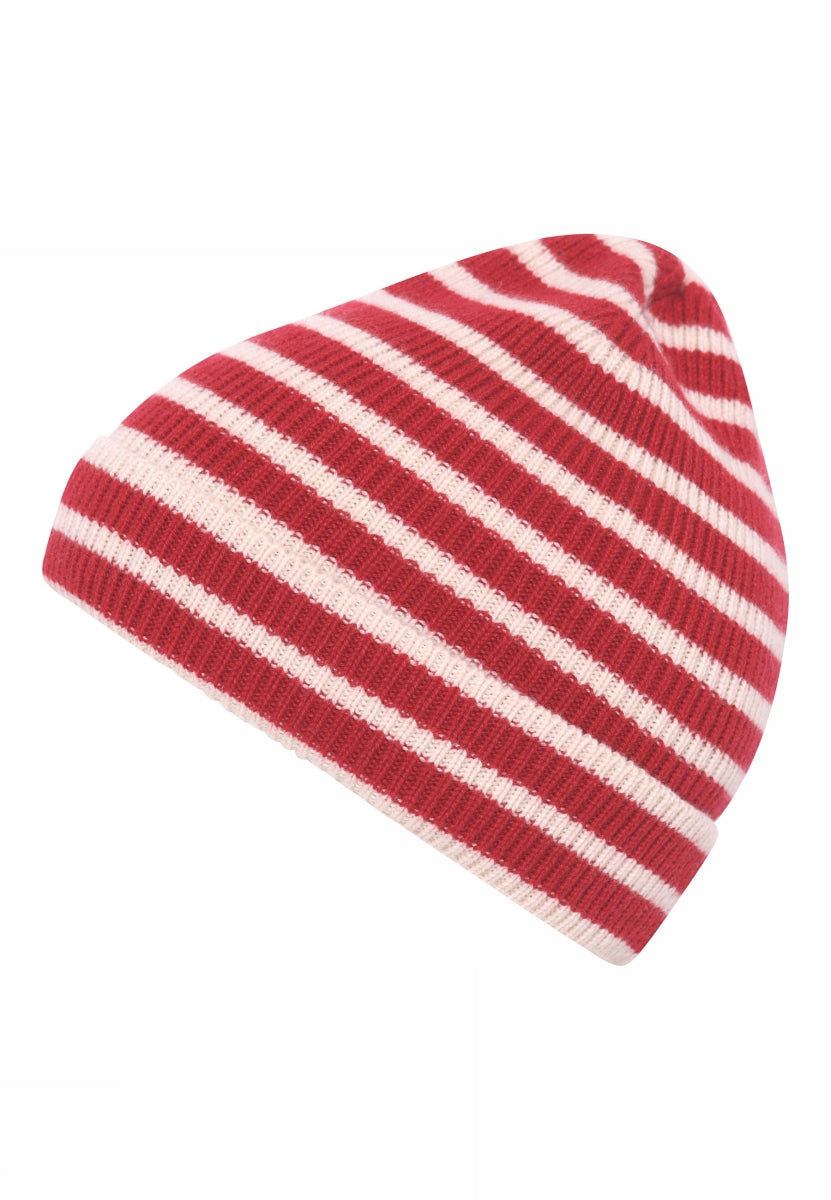 Bergen striped beanie