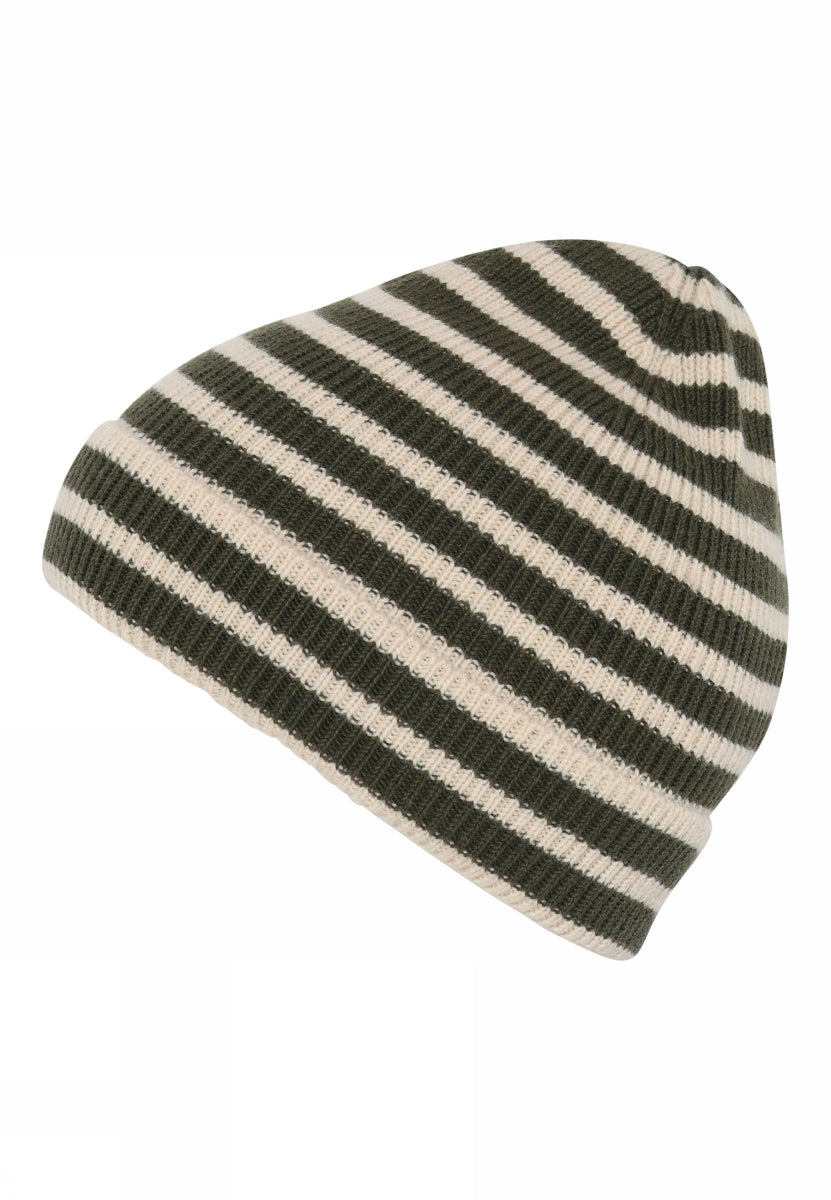 Bergen striped beanie