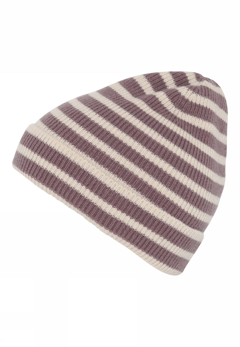 Bergen striped beanie