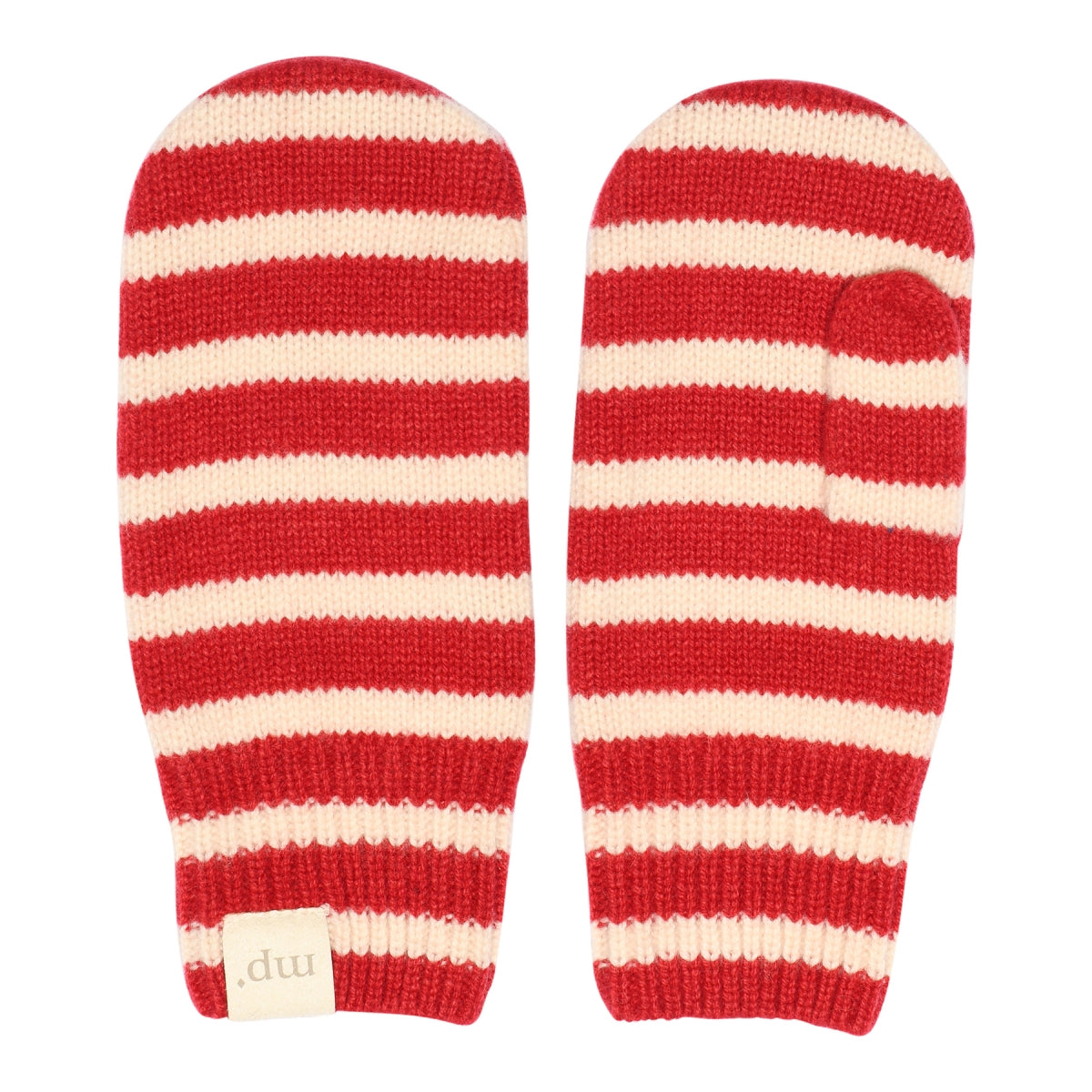 Bergen striped mittens