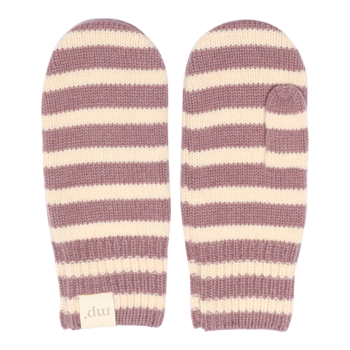 Bergen striped mittens