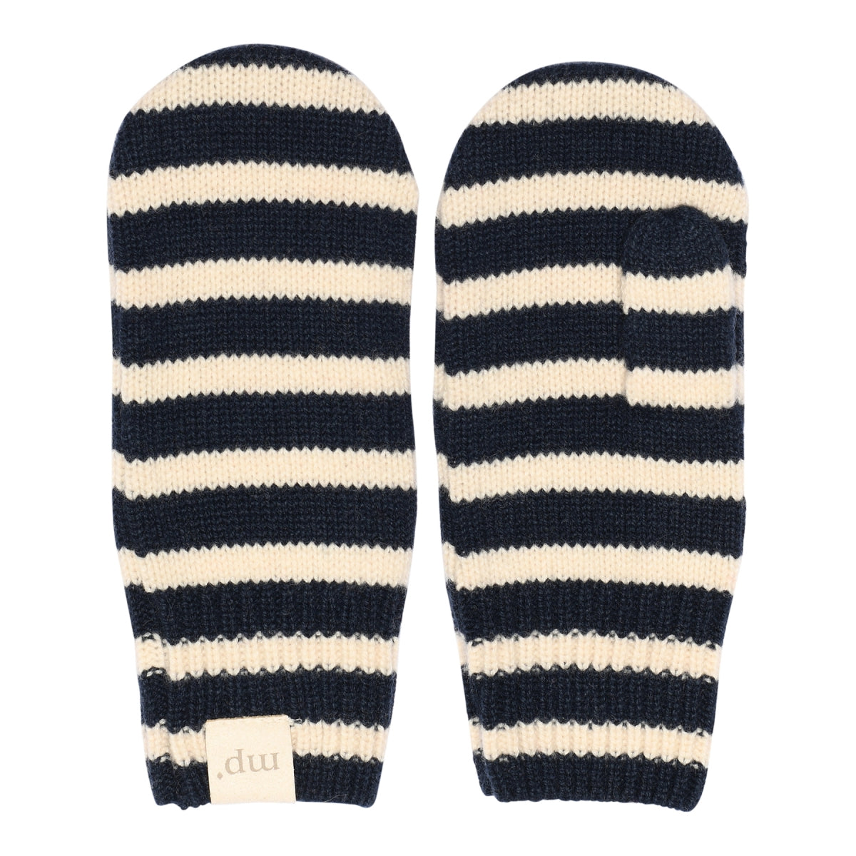 Bergen striped mittens