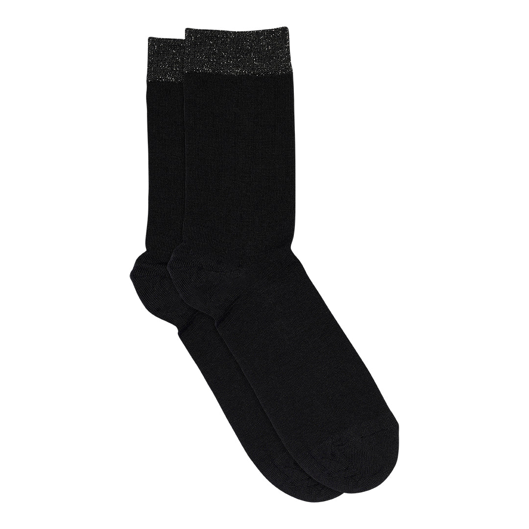 Wool/silk socks