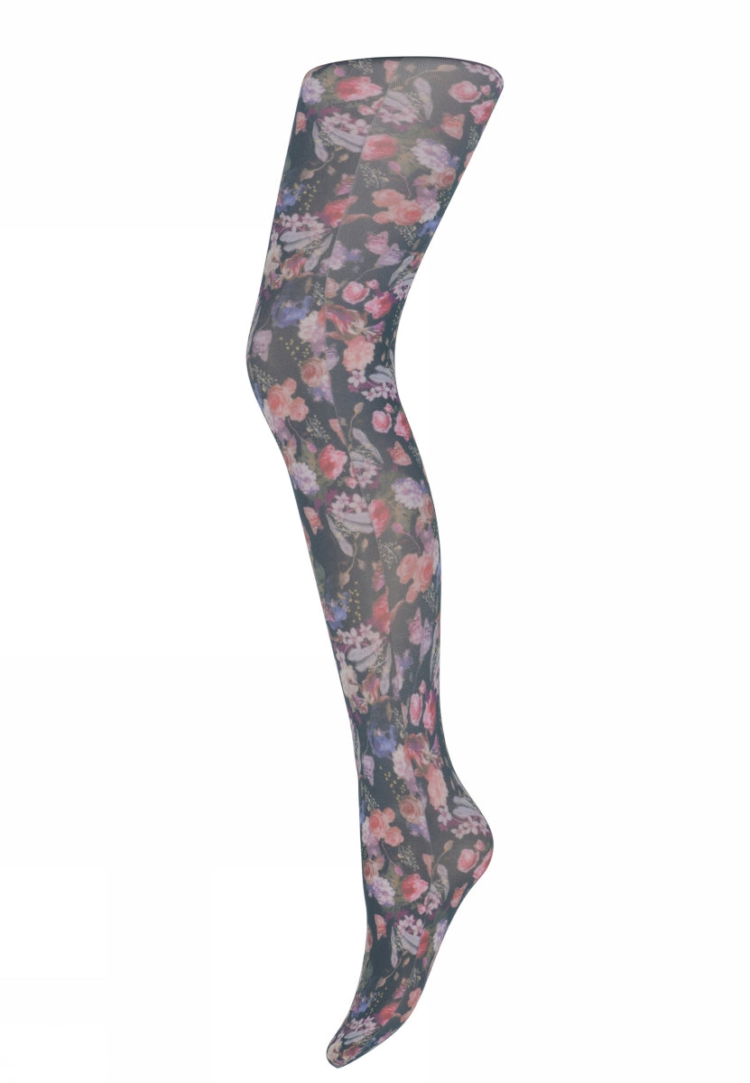 Floral Pantyhose 50 denier