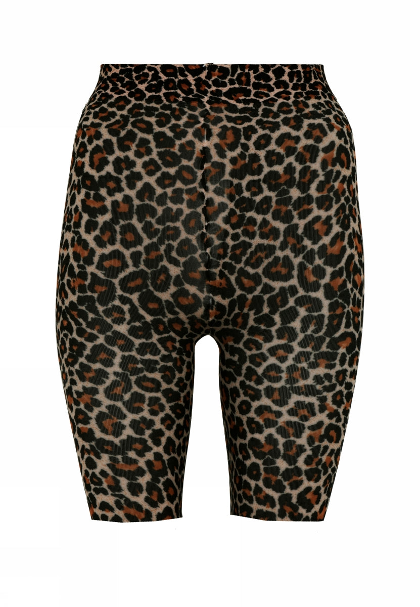 Leopard shorts - 150 denier