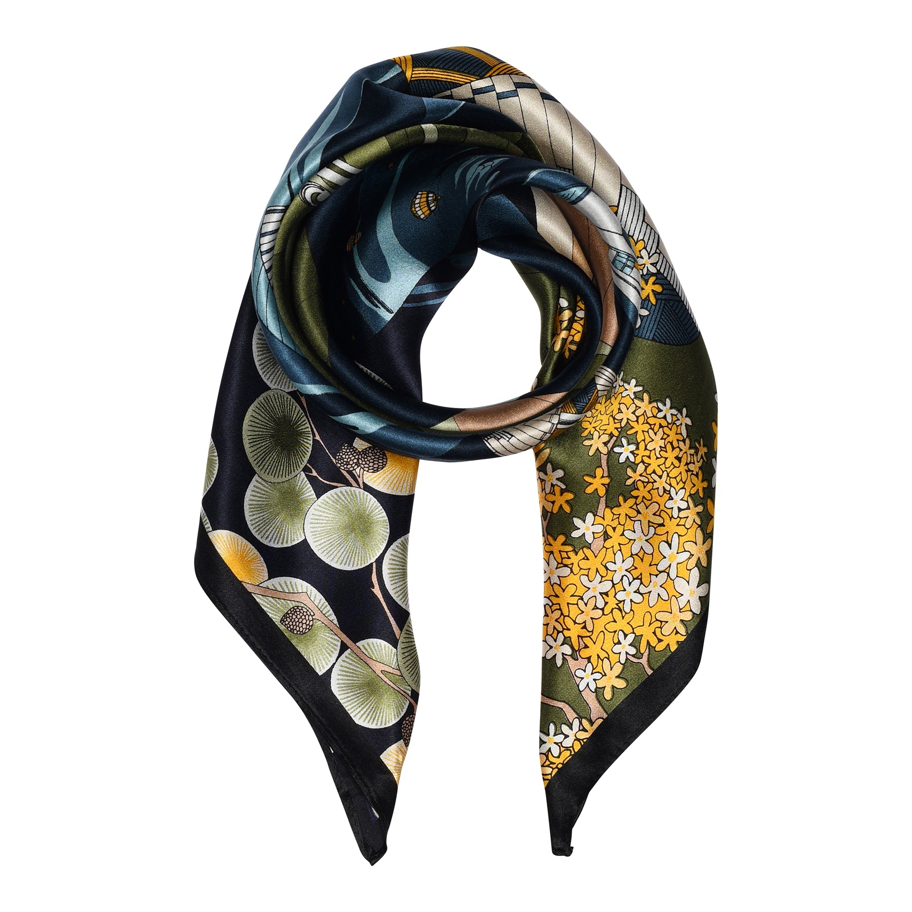 Zaza silk scarf