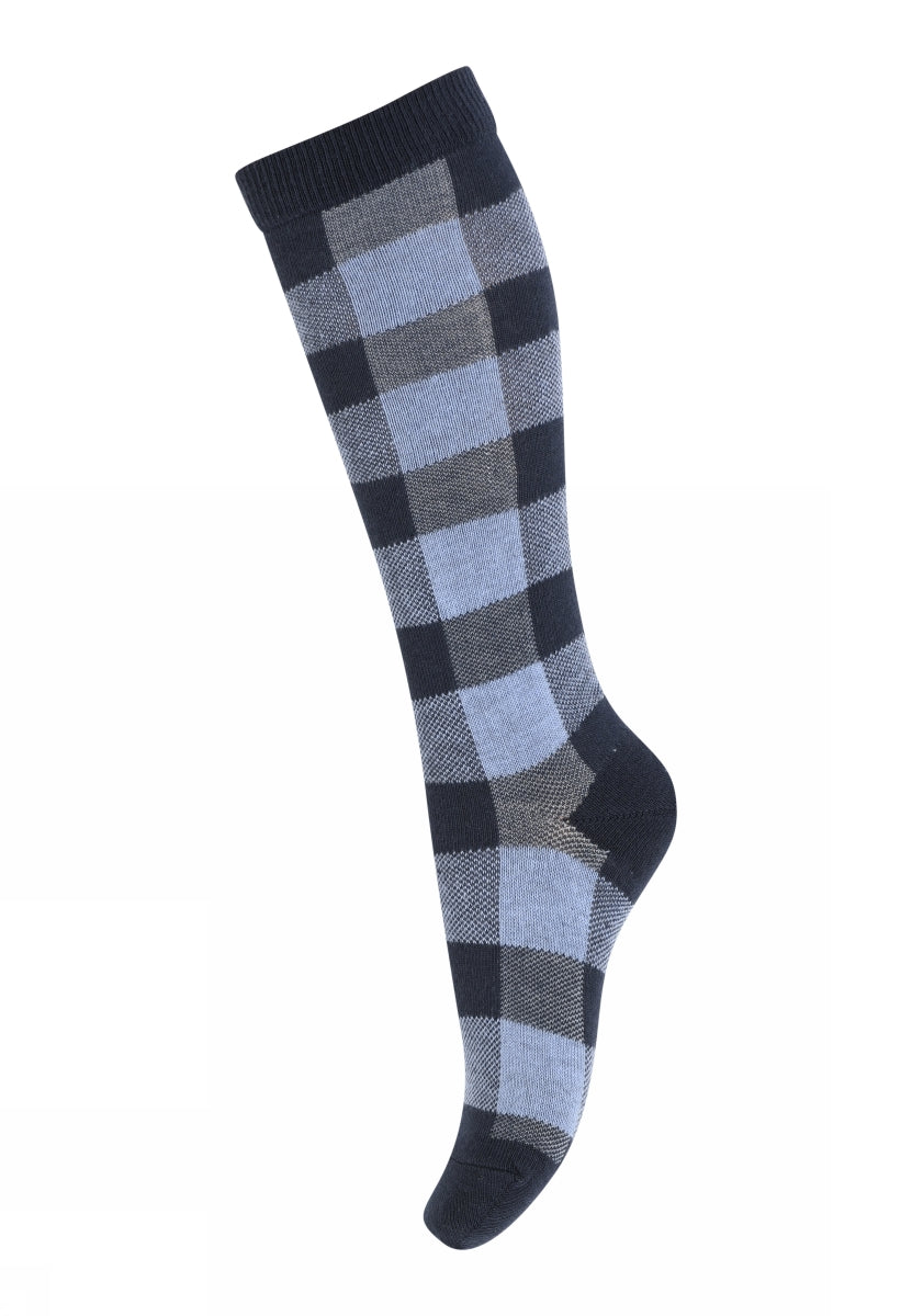 Square knee socks