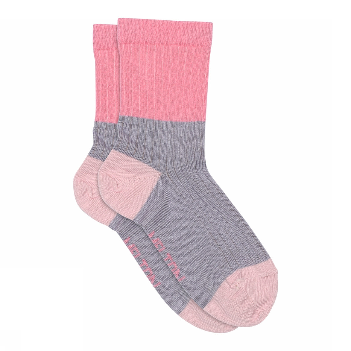 Block colour socks