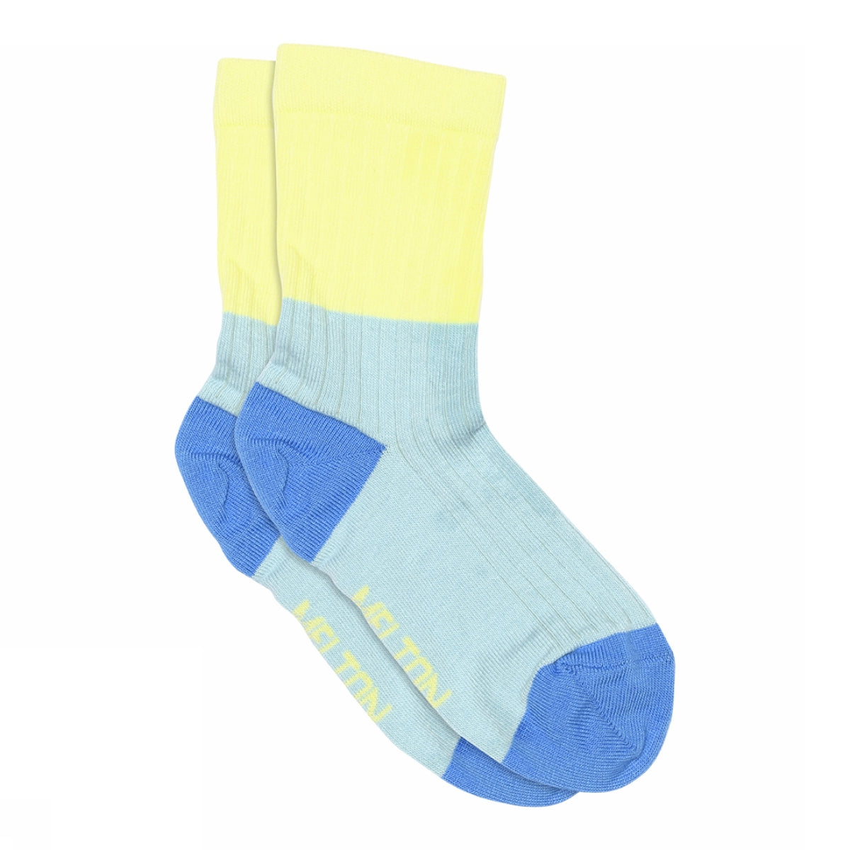 Block colour socks