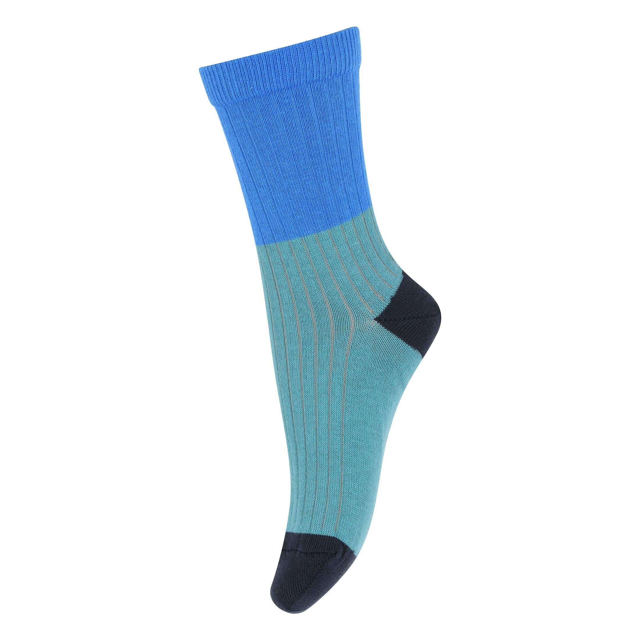 Block colour socks