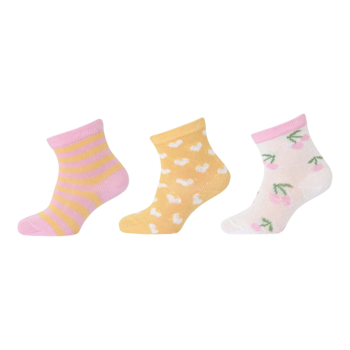 Cherries socks - 3-pack