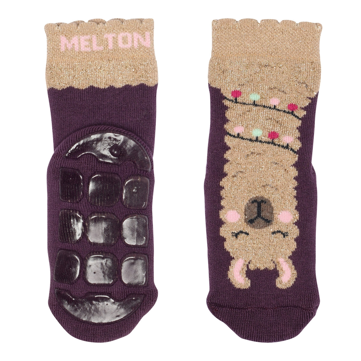 Llama socks - anti-slip