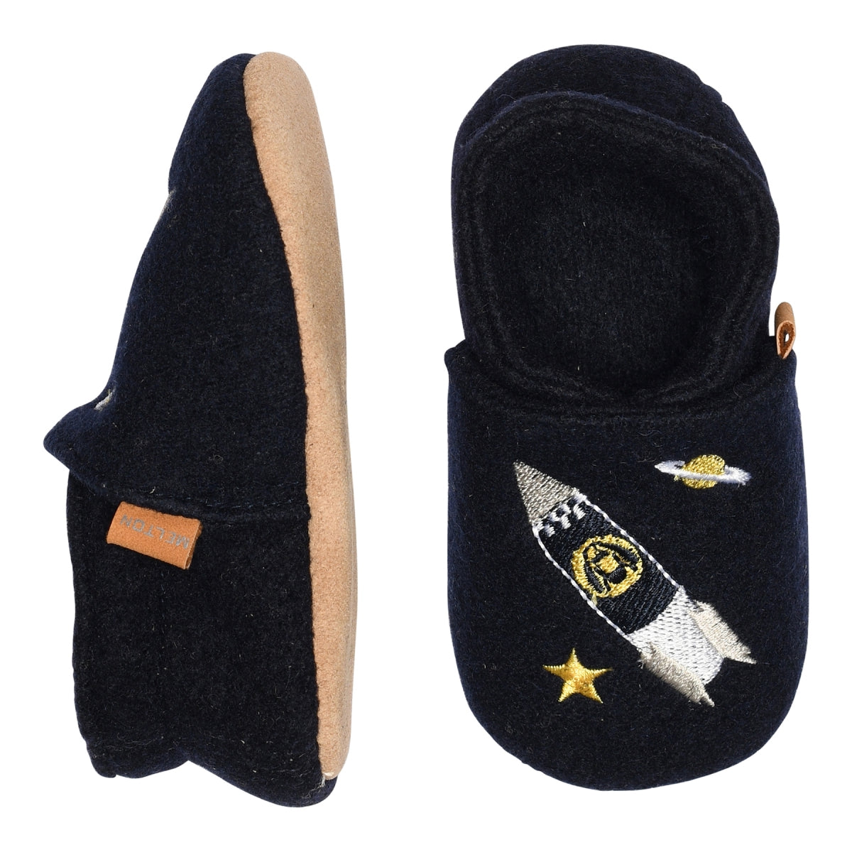 Space wool slippers